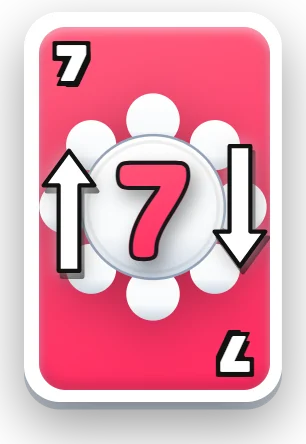 Red 7 card (swap hands)